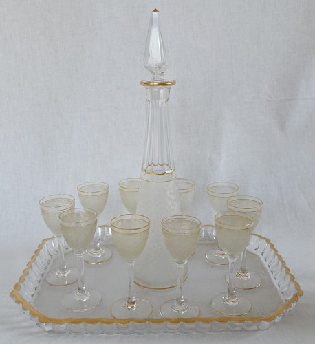 Service liqueur cristal - à,