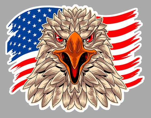 Sticker eagle embleme - sticker, aigle