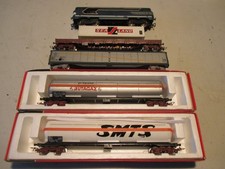 JOUEF HO / CONVOI   MARCHANDISES  + BB 67001 + 2 CITERNES PARE SOLEIL +2 WAGONS