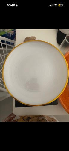 Assiette ronde plastique