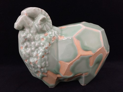 R1887 figurine mouton bélier - r1887,