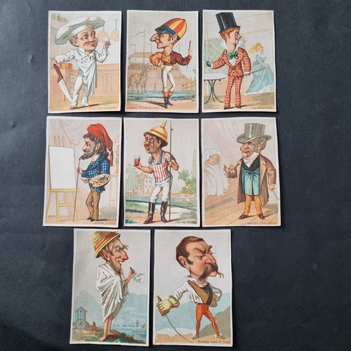 Chromos anciens grotesques - anciens,