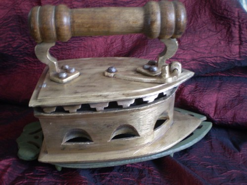 Old iron ironing - iron,