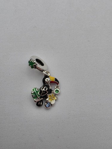 Charm pendant toucan argent - pendant,