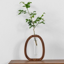 Vase à tubes à essai, support créatif de Terrarium de plantes pour table,