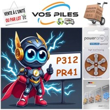 Piles Auditives P312 MARRON