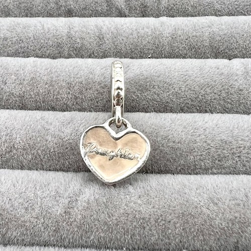 Charm pandora argent coeur - coeur, en