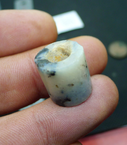 Perle agate jolie patine - perle,