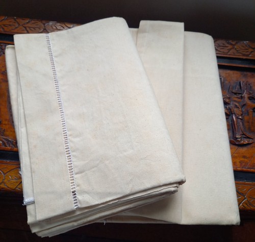 Neuf paire draps anciens - paire,