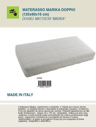 Aziamor matelas marika - matelas, double