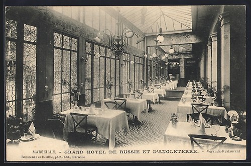 Cpa marseille grand hotel de - grand,