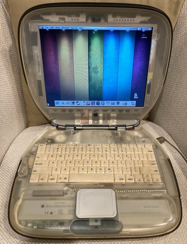 Vintage translucent ibook - translucent,