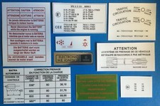 Kit Autocollants Compartiment