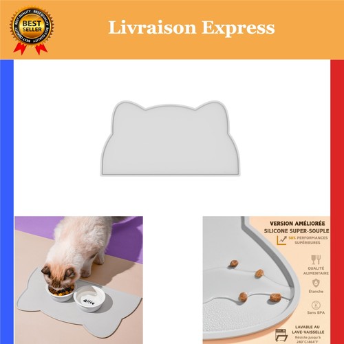 Tapis gamelle chat chien - tapis,