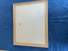 Cadre déco collage bleu