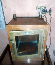 Appareil scientifique Cogit Paris  en cuivre fin XIX eme Laboratoire etuve ? *