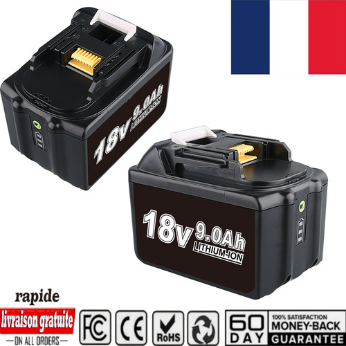 18v batterie pour makita - 2x,