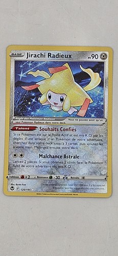 Carte pokemon jirachi radieux - carte,