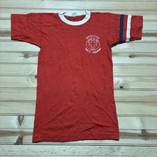 True Vintage 70s Champion Blue Bar American Red Cross Instructor Shirt Size S