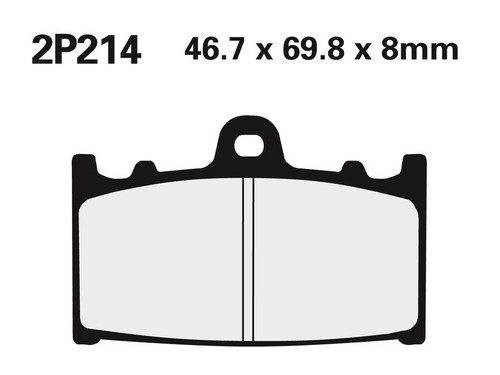 Plaquettes frein moto - , avant