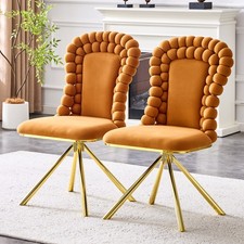 Set of 2 Dining Chairs Puffy