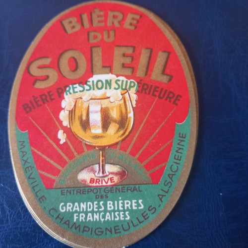 Ancienne étiquette bière du - ancienne,