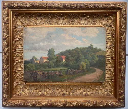 Ancien petit tableau - , fin