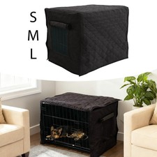 Housse de cage pour chien coupe-vent, amovible, pliable et facile à