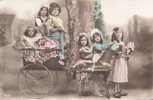 Enfants attelage cheval - enfants,