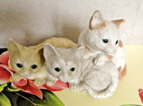 Chats groupe figurines - chats,