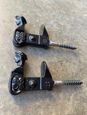 Anciens Arrets de volet porte, en fonte, butée