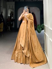 Vif Lehenga Choli pour Navratri Garba Chaniya Choli Indien Festival Costume - L