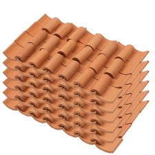  120 Pcs Tuiles Pour Toiture Miniature Décor De Micro-paysage Décoration Maison