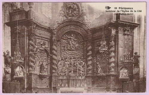 Cpa perigueux maître autel - cpa,