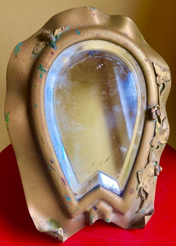 Miroir sur pied art nouveau - miroir,