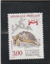 L6097 FRANCE TIMBRE N° Y&T 2722 de 1991 " La Tortue Terrestre " Oblitéré