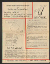 TOUCY (89) TOOL FACTORY for HOOF MACHINES / sabotier "Maxime LELOUP"