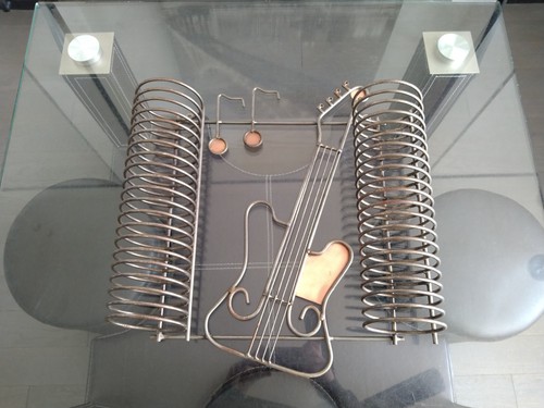 Ancien casier range cd - casier,