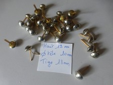 ancien lot de 30 bouton à tige pour jugulaire de kepi militaire MILITARIA DECO