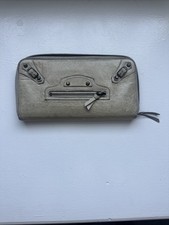 Balenciaga Authentic Agneau Giant Brogues Hardware Compagnon Wallet Galet Rare