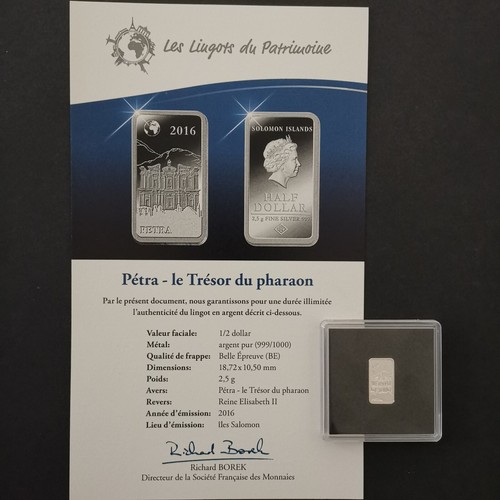 Lingot argent 999 - argent, 999‰