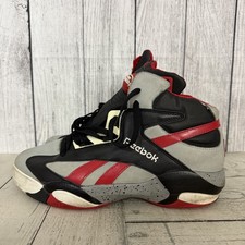 Reebok Shaq Attaq Men's Red & Black Sz US 12 Brick City Pump It Up M40173 *Rare
