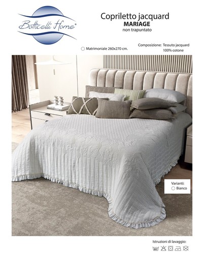Couvre lit 100 coton jacquard - couvre-lit, 100%