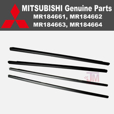 Jeu de moulures de vitres de porte avant et arrière Mitsubishi EVO 6 CP9A...