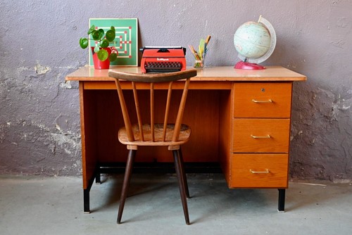 Bureau tiroirs style - bureau,