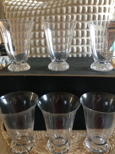 Verres eau ancien en - 6,