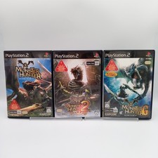 Monster Hunter 1 2 & G 3 Game Lot PS2 PlayStation 2 Japanese CIB Complete