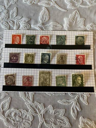 Lot timbres allemand - 15,