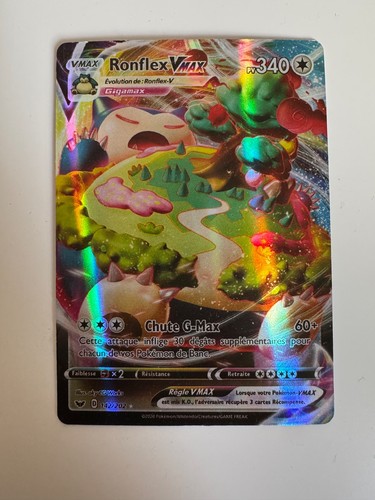 Carte pokémon ronflex vmax - pokémon,
