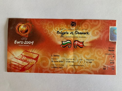 Ticket euro portugal june - portugal, 18